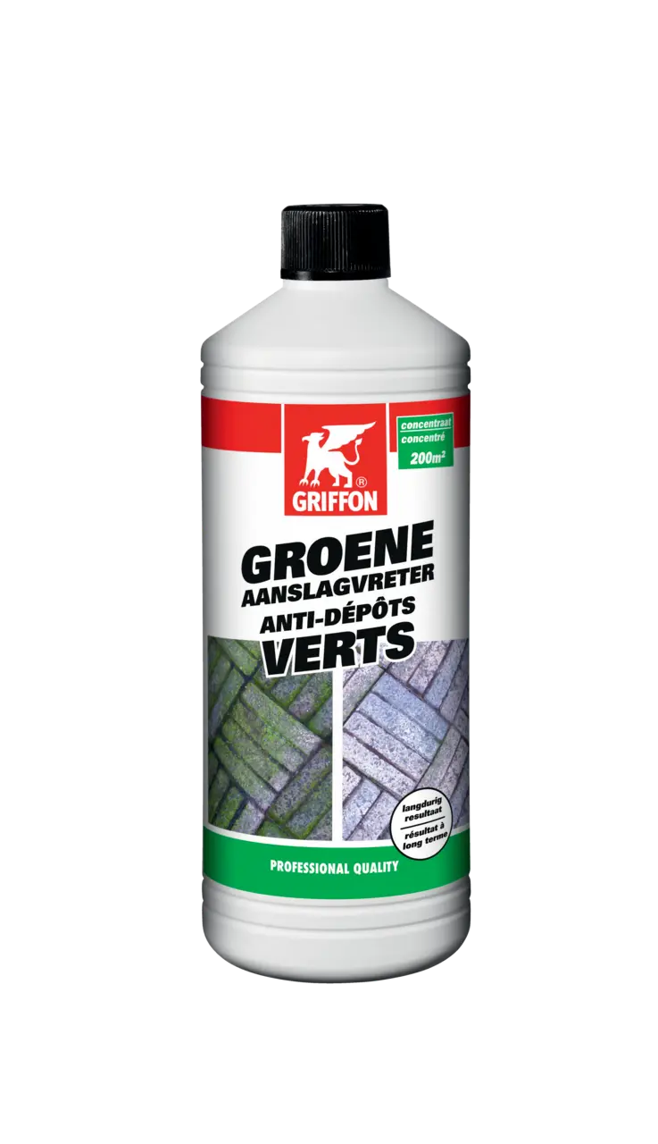 groene aanslag fles verwijderen