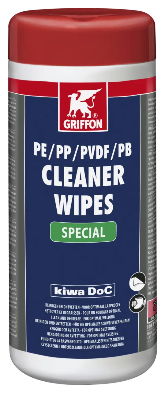 6307549-Article-pack-shot-front-straight-en-188-Griffon-100pieces-NL-FR-EN-DE-SV-NO-FI-PL-PECleanerWipes