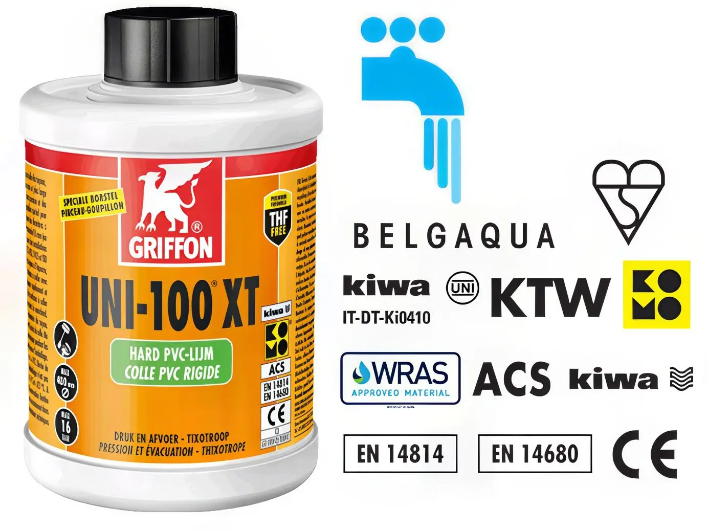 UNI-100® XT NOW ALSO HAS BELGAQUA APPROVAL